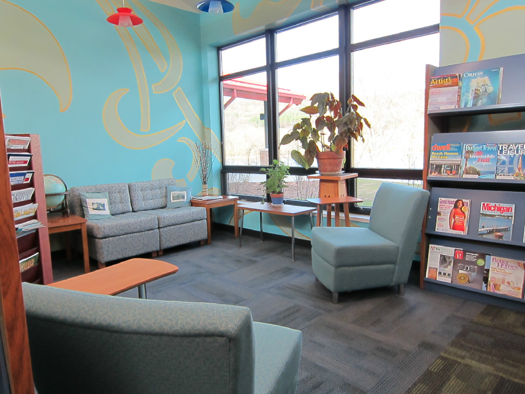 Library reading area
